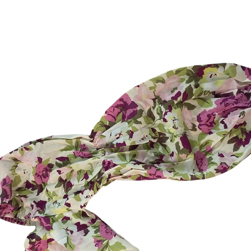Floral Puff Sleeve Top - Picture 8 of 10